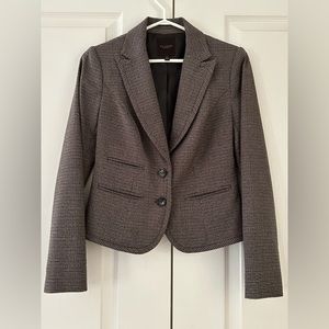 The Limited Collection Tweed Cropped Two Button Blazer XS